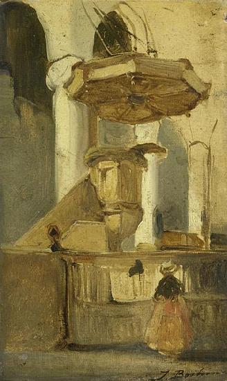 Johannes Bosboom The Pulpit of the Church in Hoorn